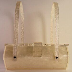 Vintage 1950's Lucite Box Purse